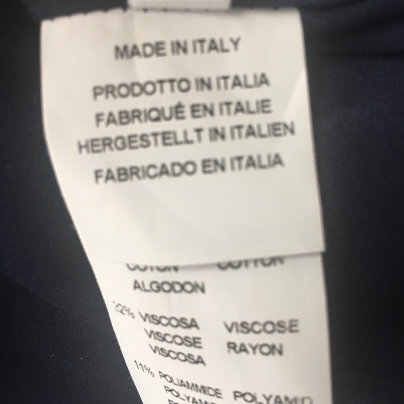 Blumarine Dark Blue Lace Short Skirt Sz 4 US $395 - Picture 9 of 13